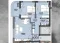 Трёхкомнатная квартира 89,79 м² в комплексе Atlas 1, квартал Азимут, Бургас