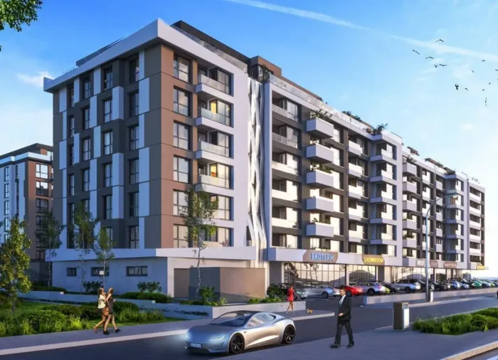 Трёхкомнатная квартира 95 м² с юго-западной экспозицией в Azimuth Ring, Бургас