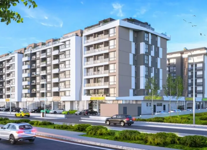 Двухкомнатная квартира 65 м² с восточной экспозицией в Azimuth Ring, Бургас