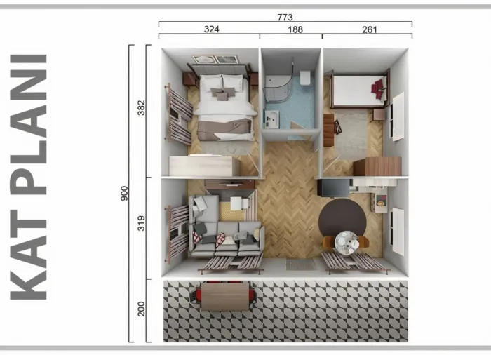 Модульний будинок 70 м² в Banja Forest Residence - Врнячка-Баня