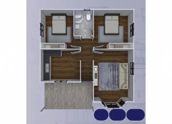Modulares 3-Zimmer-Haus 86 m² in Banja Forest Residence - Vrnjačka Banja