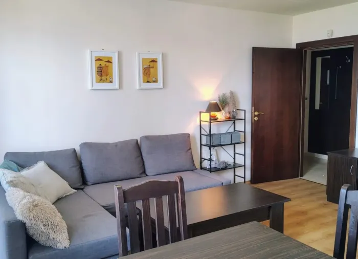 Трехкомнатная квартира 76 м² с видом на горы в комплексе Панорама, Банско