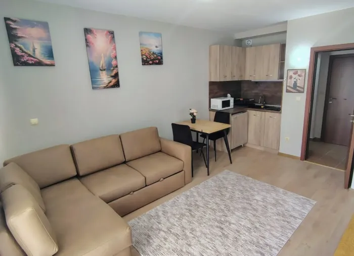 Студия 38 м² в Банско, ски-зона, собственный двор