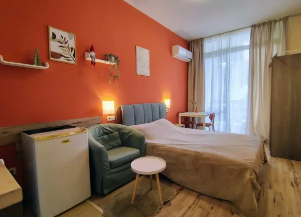 Затишна студія 40 м² в Банско, СПА та басейн
