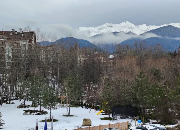 Реновированная двухкомнатная квартира 52 м² с видом на лес и горы, White Peak Lodge, Банско
