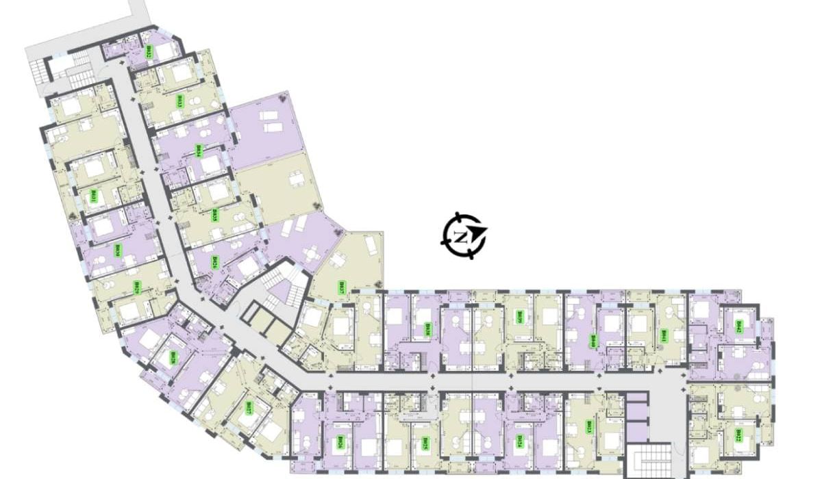 Summit lodge | Корпус B | Этаж 1