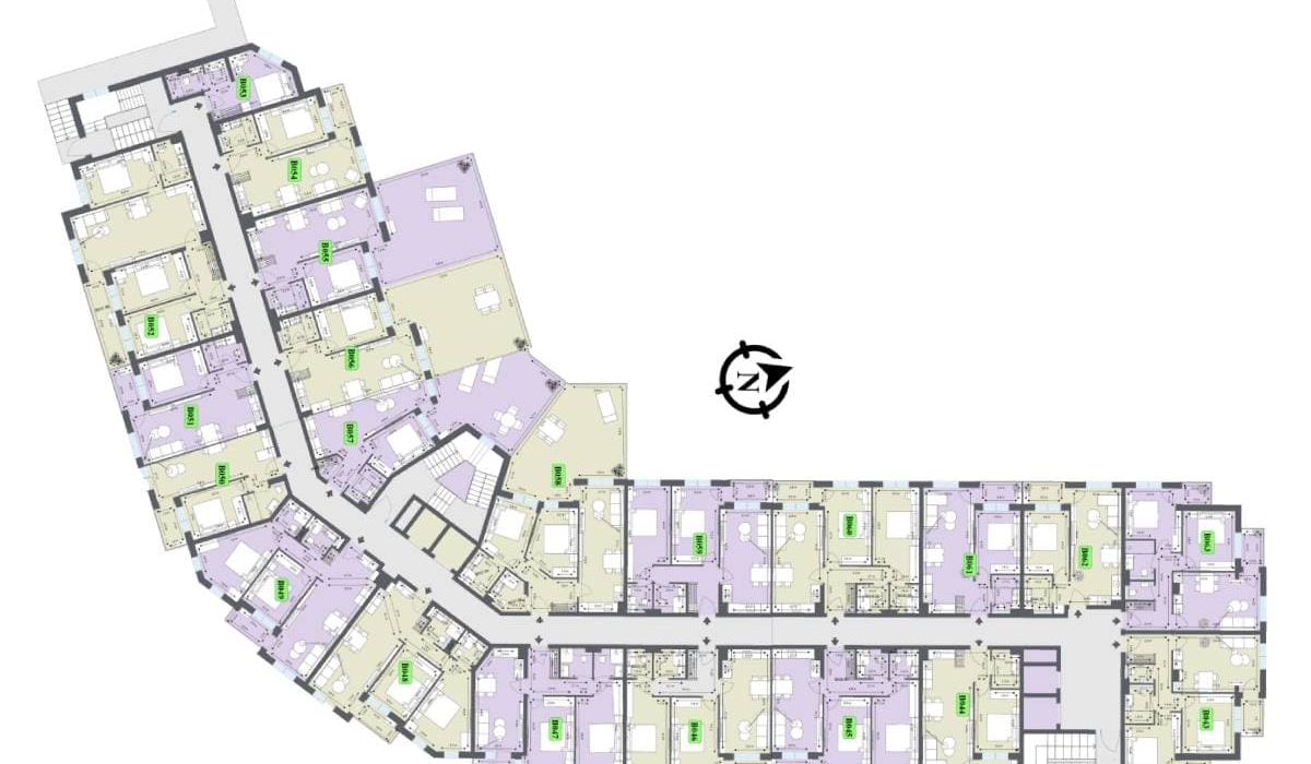 Summit lodge | Корпус B | Этаж 2